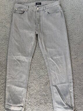 A.P.C. Petit New Standard Grey Redline Selvedge Jeans Men's 32 - Excellent Cond.